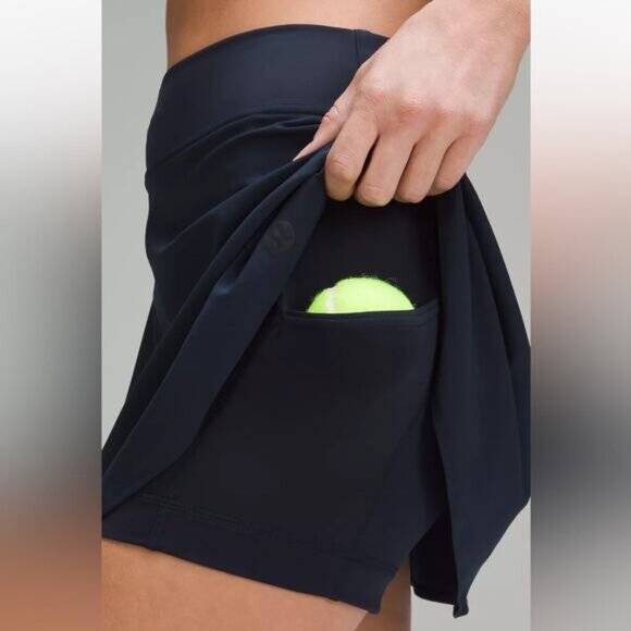 Lululemon Lightweight High-Rise Tennis Skirt True Navy size 12 - Picture 2 of 16